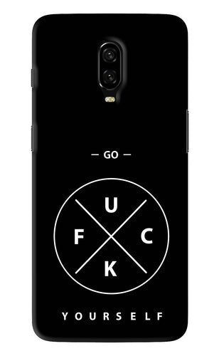 Go Fuck Yourself OnePlus 6T Back Skin Wrap