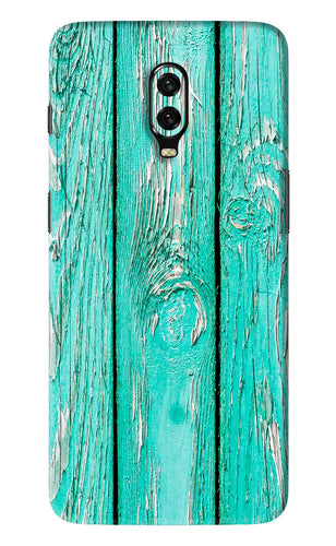 Blue Wood OnePlus 6T Back Skin Wrap