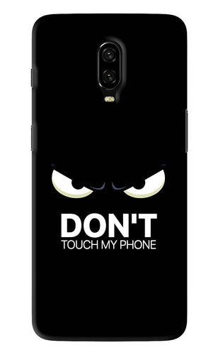 Don'T Touch My Phone OnePlus 6T Back Skin Wrap