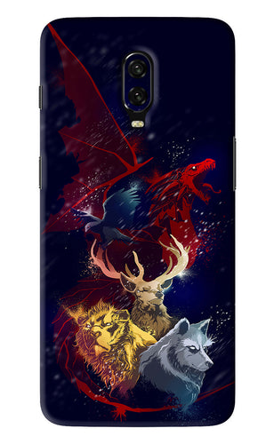 Game Of Thrones OnePlus 6T Back Skin Wrap