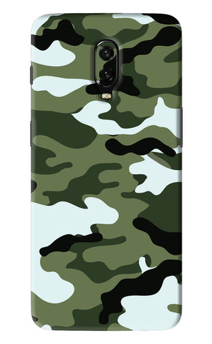 Camouflage 1 OnePlus 6T Back Skin Wrap