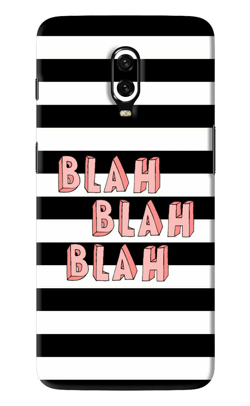 Blah Blah Blah OnePlus 6T Back Skin Wrap