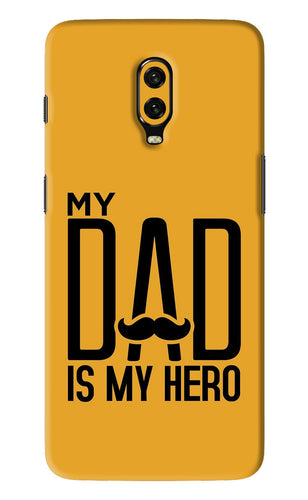 My Dad Is My Hero OnePlus 6T Back Skin Wrap