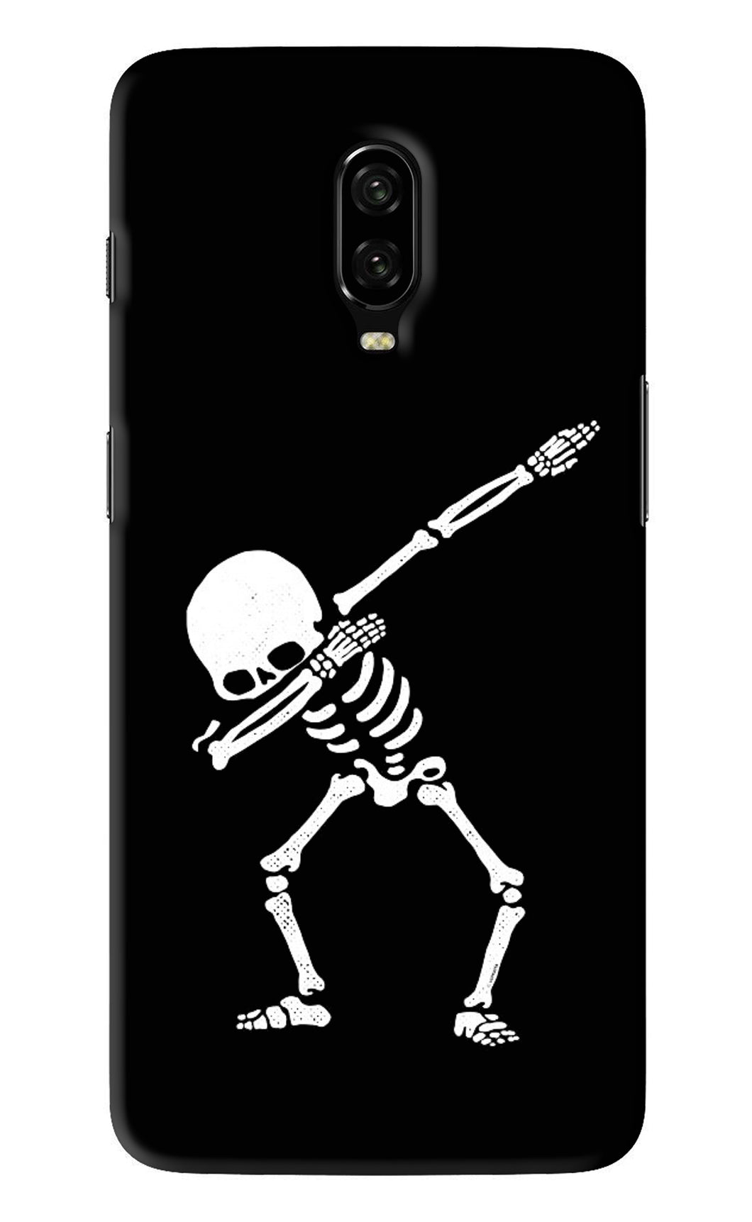 Dabbing Skeleton Art OnePlus 6T Back Skin Wrap