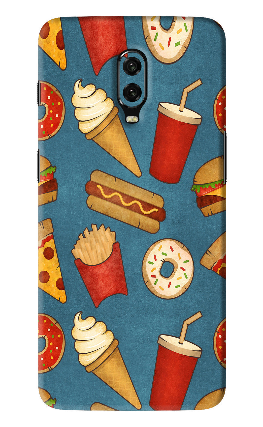 Foodie OnePlus 6T Back Skin Wrap