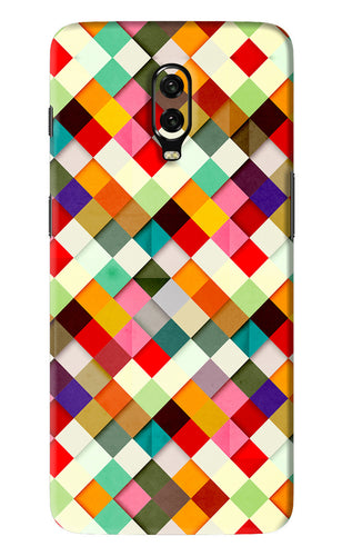 Geometric Abstract Colorful OnePlus 6T Back Skin Wrap