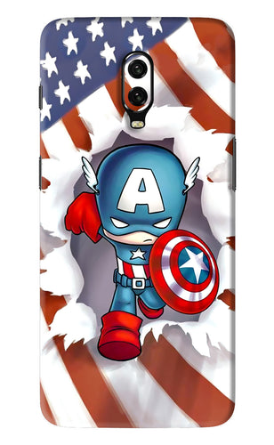 Captain America OnePlus 6T Back Skin Wrap