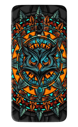 Angry Owl Art OnePlus 6T Back Skin Wrap