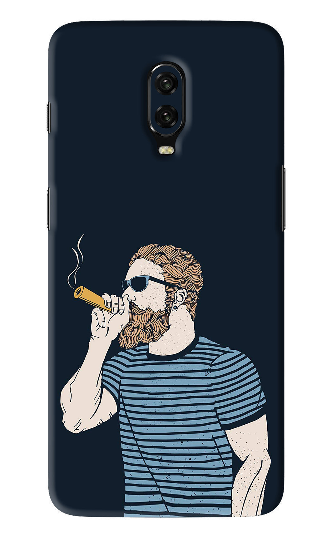 Smoking OnePlus 6T Back Skin Wrap