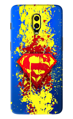 Superman logo OnePlus 6T Back Skin Wrap