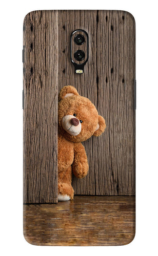 Teddy Wooden OnePlus 6T Back Skin Wrap