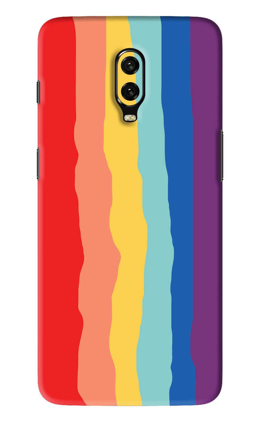 Rainbow OnePlus 6T Back Skin Wrap