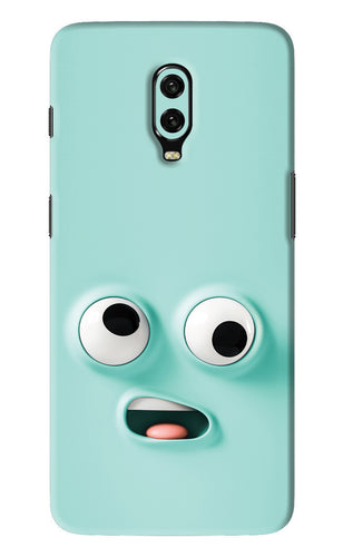 Silly Face Cartoon OnePlus 6T Back Skin Wrap