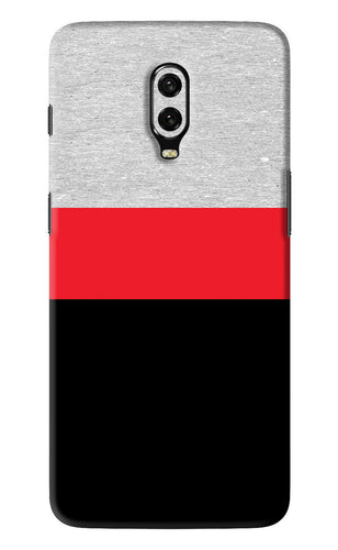 Tri Color Pattern OnePlus 6T Back Skin Wrap
