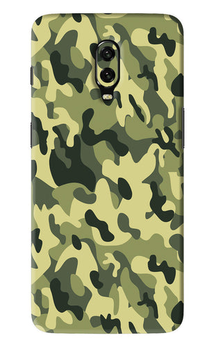 Camouflage OnePlus 6T Back Skin Wrap