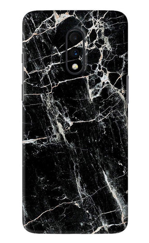 Black Marble Texture 1 OnePlus 7 Back Skin Wrap