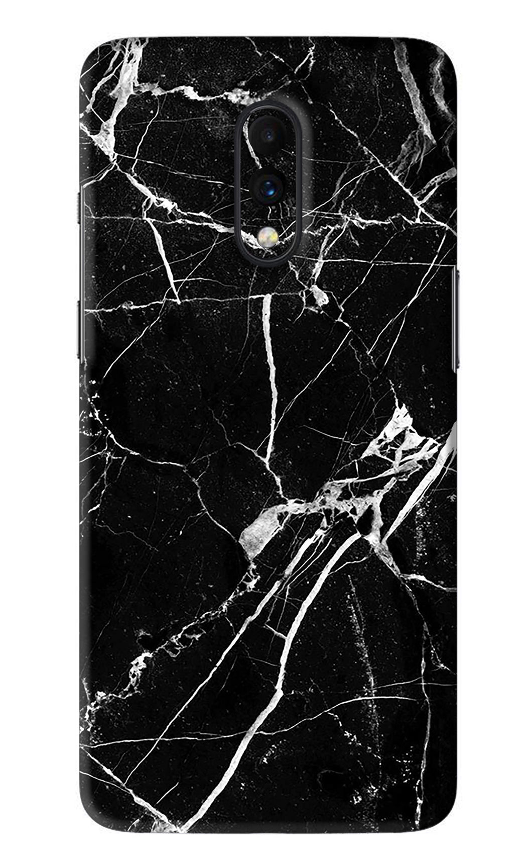 Black Marble Texture 2 OnePlus 7 Back Skin Wrap