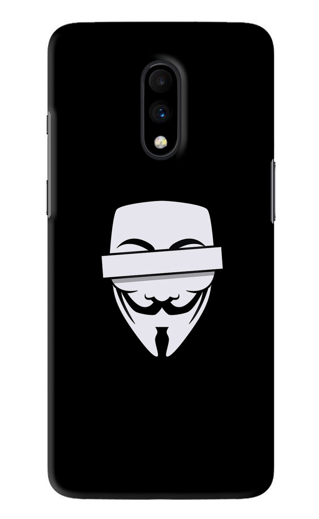 Anonymous Face OnePlus 7 Back Skin Wrap