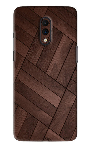 Wooden Texture Design OnePlus 7 Back Skin Wrap