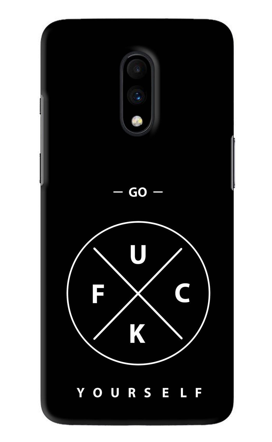 Go Fuck Yourself OnePlus 7 Back Skin Wrap