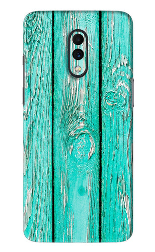 Blue Wood OnePlus 7 Back Skin Wrap
