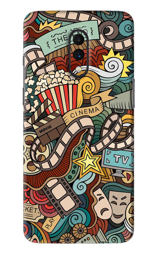 Cinema Abstract OnePlus 7 Back Skin Wrap