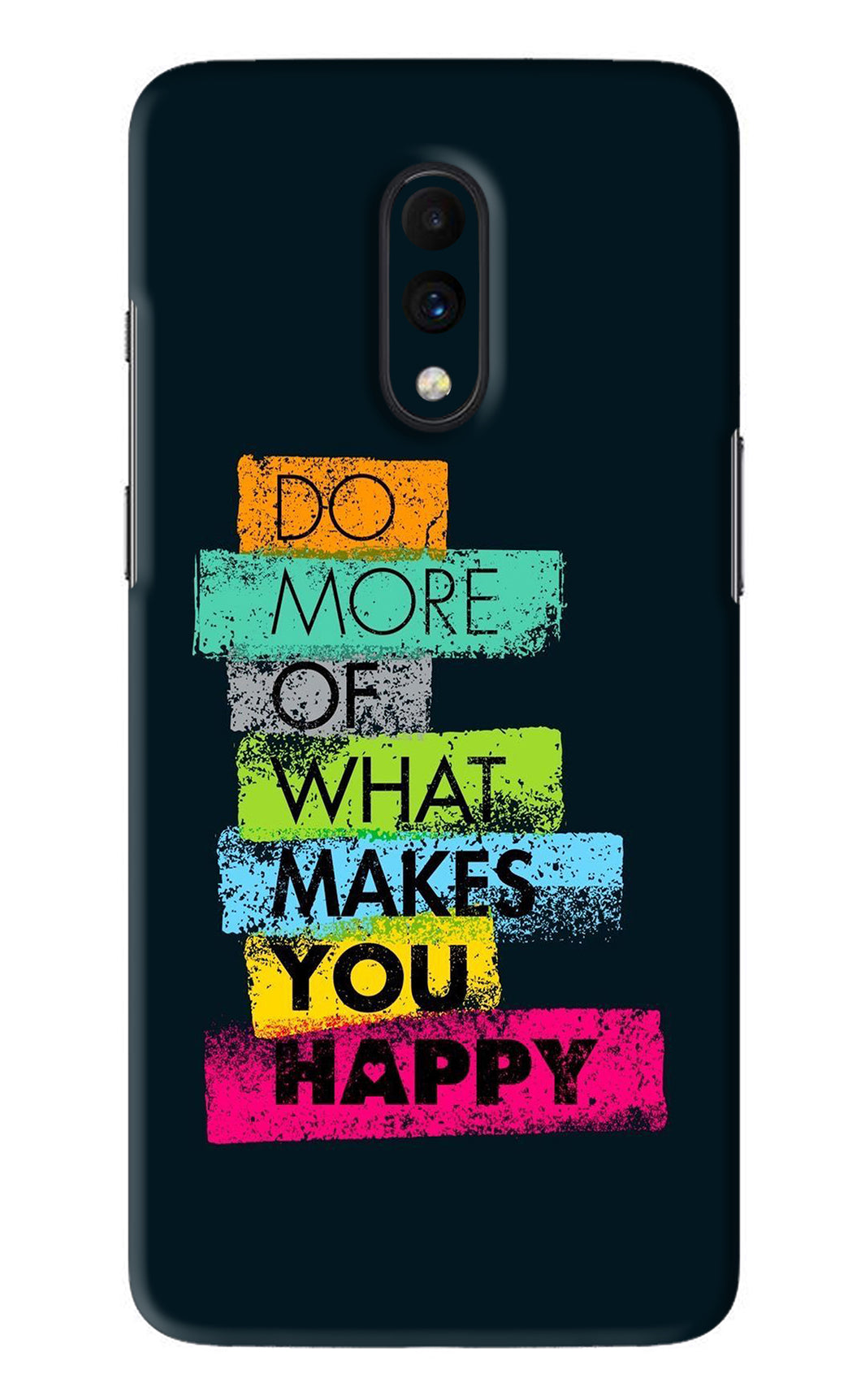 Do More Of What Makes You Happy OnePlus 7 Back Skin Wrap