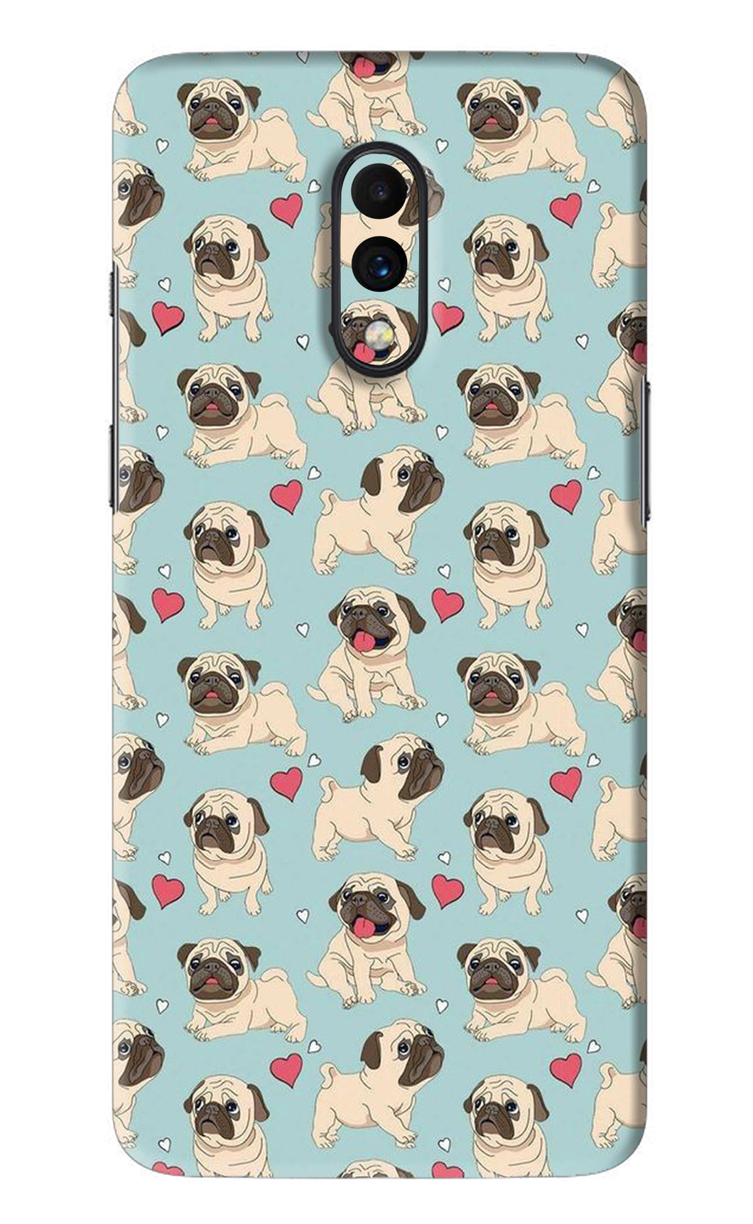 Pug Dog OnePlus 7 Back Skin Wrap