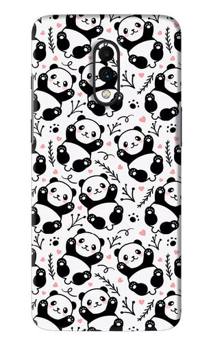Cute Panda OnePlus 7 Back Skin Wrap