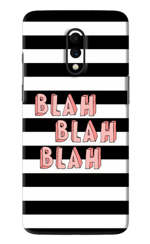 Blah Blah Blah OnePlus 7 Back Skin Wrap