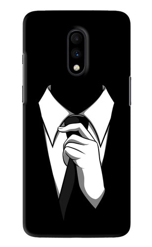 Black Tie OnePlus 7 Back Skin Wrap