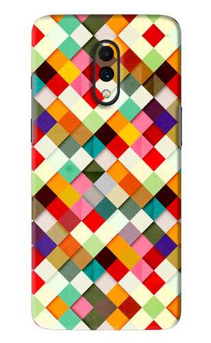 Geometric Abstract Colorful OnePlus 7 Back Skin Wrap