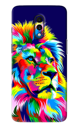 Vector Art Lion OnePlus 7 Back Skin Wrap