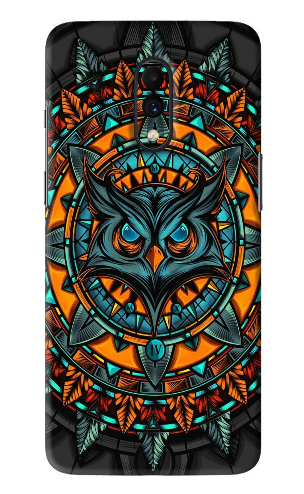 Angry Owl Art OnePlus 7 Back Skin Wrap