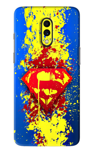 Superman logo OnePlus 7 Back Skin Wrap