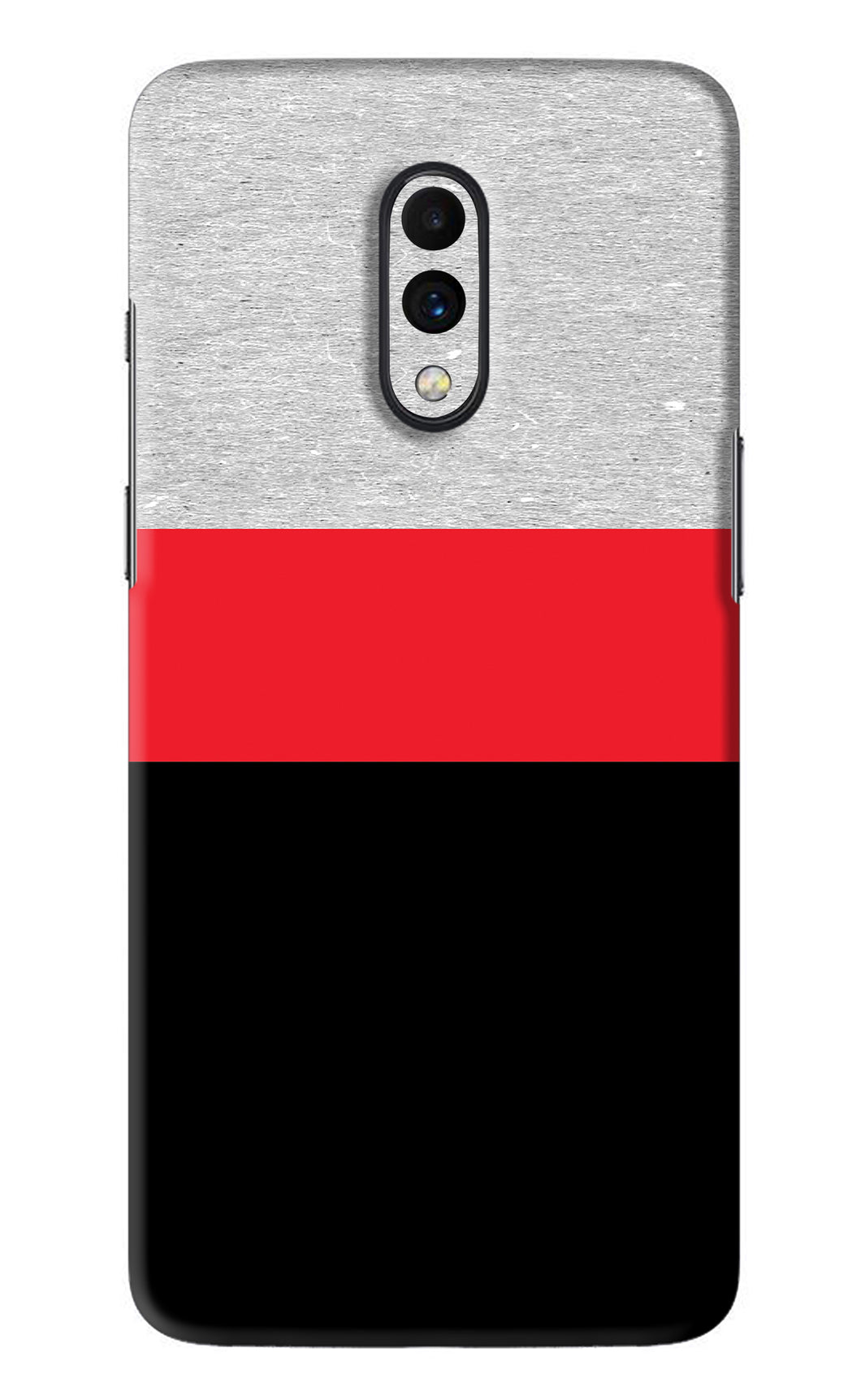 Tri Color Pattern OnePlus 7 Back Skin Wrap