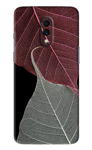 Leaf Pattern OnePlus 7 Back Skin Wrap