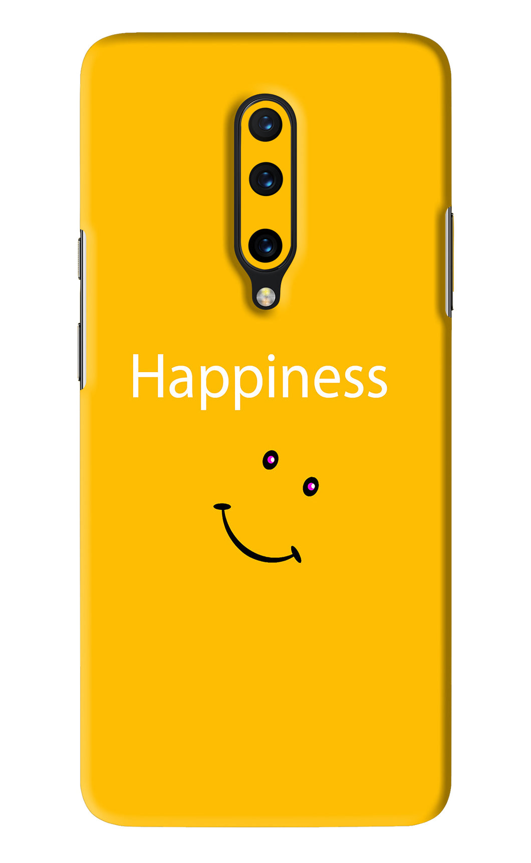 Happiness With Smiley OnePlus 7 Pro Back Skin Wrap