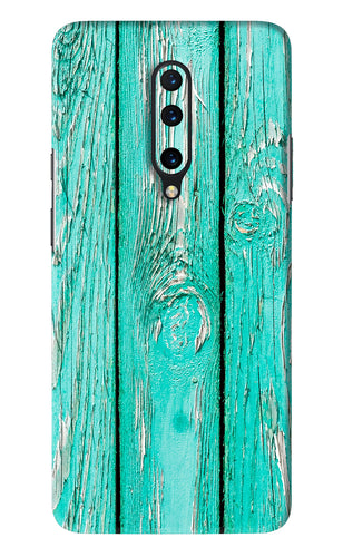 Blue Wood OnePlus 7 Pro Back Skin Wrap
