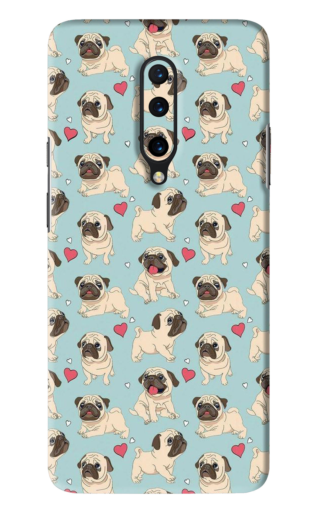 Pug Dog OnePlus 7 Pro Back Skin Wrap