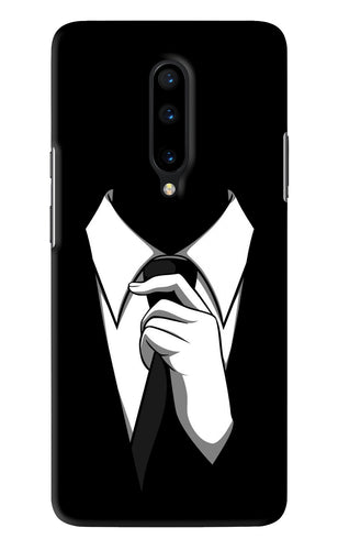 Black Tie OnePlus 7 Pro Back Skin Wrap