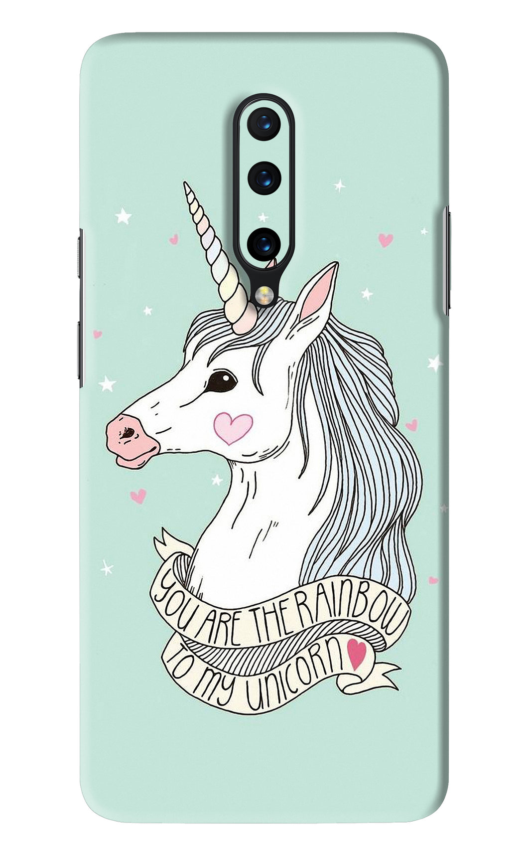 Unicorn Wallpaper OnePlus 7 Pro Back Skin Wrap