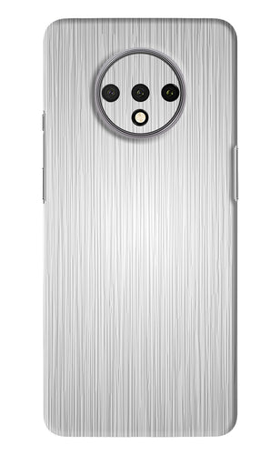 Wooden Grey Texture OnePlus 7T Back Skin Wrap