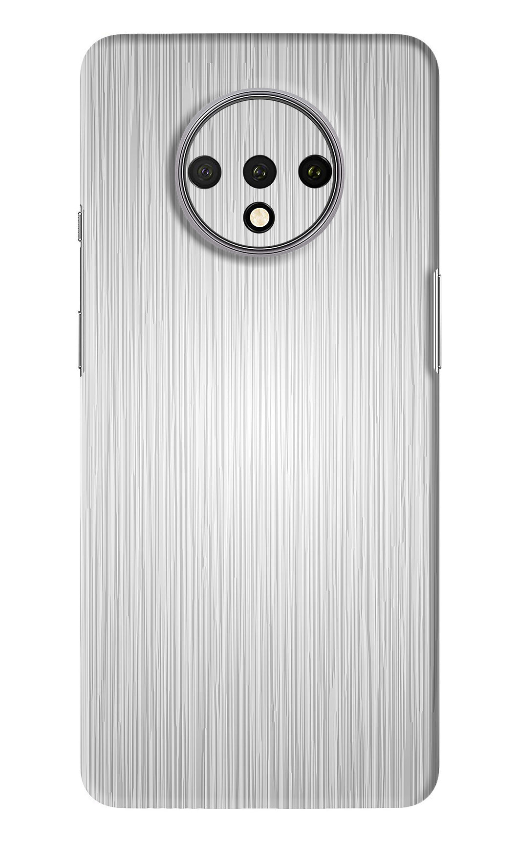 Wooden Grey Texture OnePlus 7T Back Skin Wrap