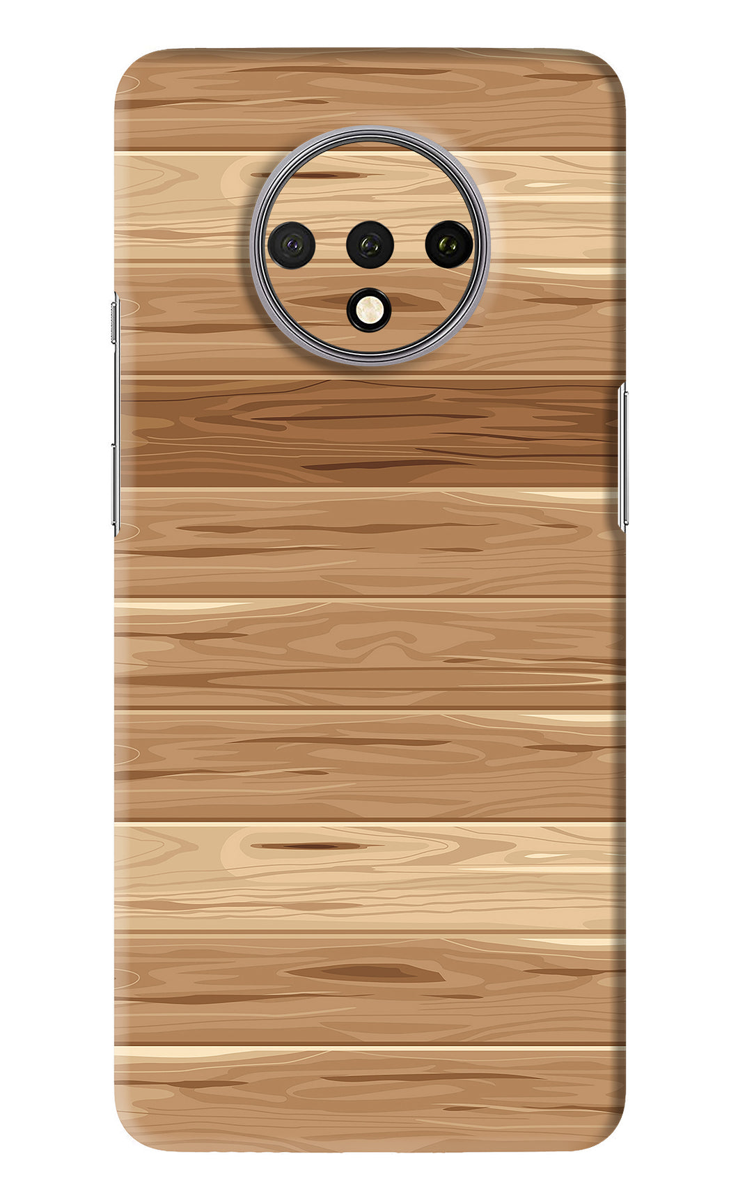 Wooden Vector OnePlus 7T Back Skin Wrap