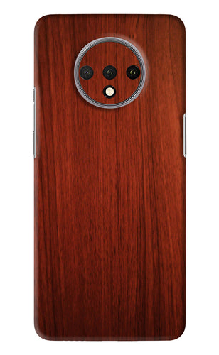 Wooden Plain Pattern OnePlus 7T Back Skin Wrap
