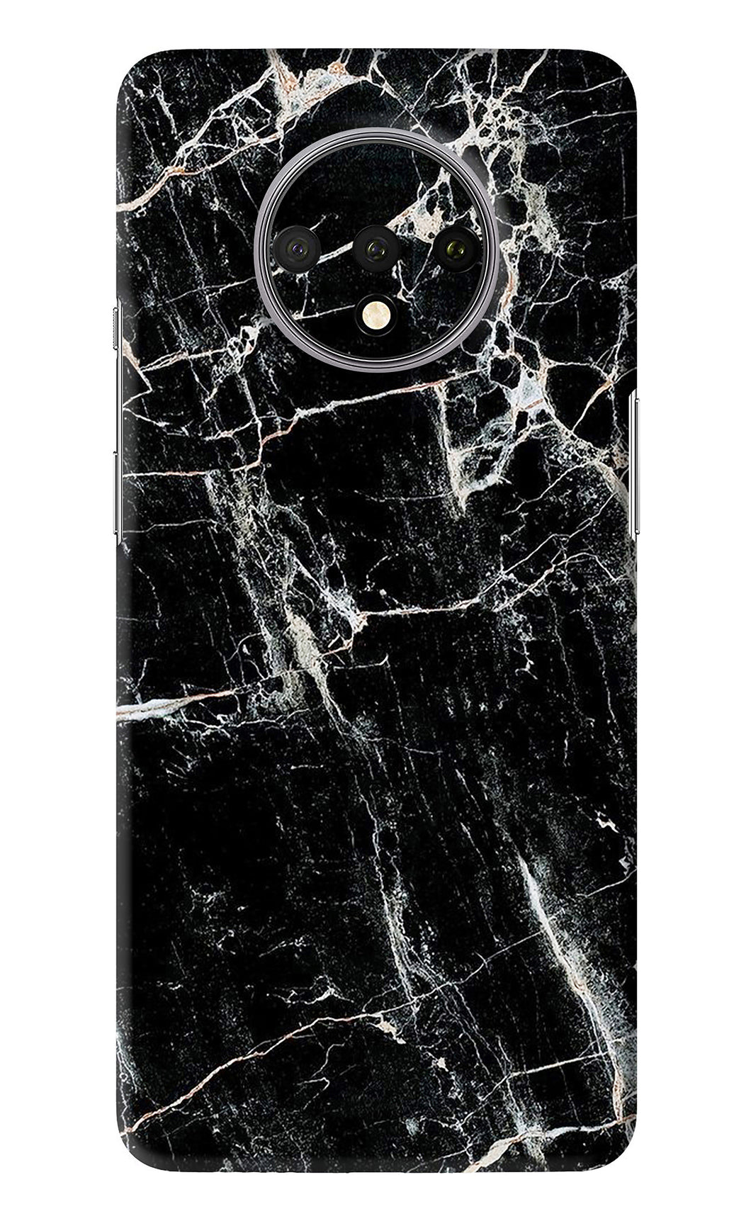 Black Marble Texture 1 OnePlus 7T Back Skin Wrap