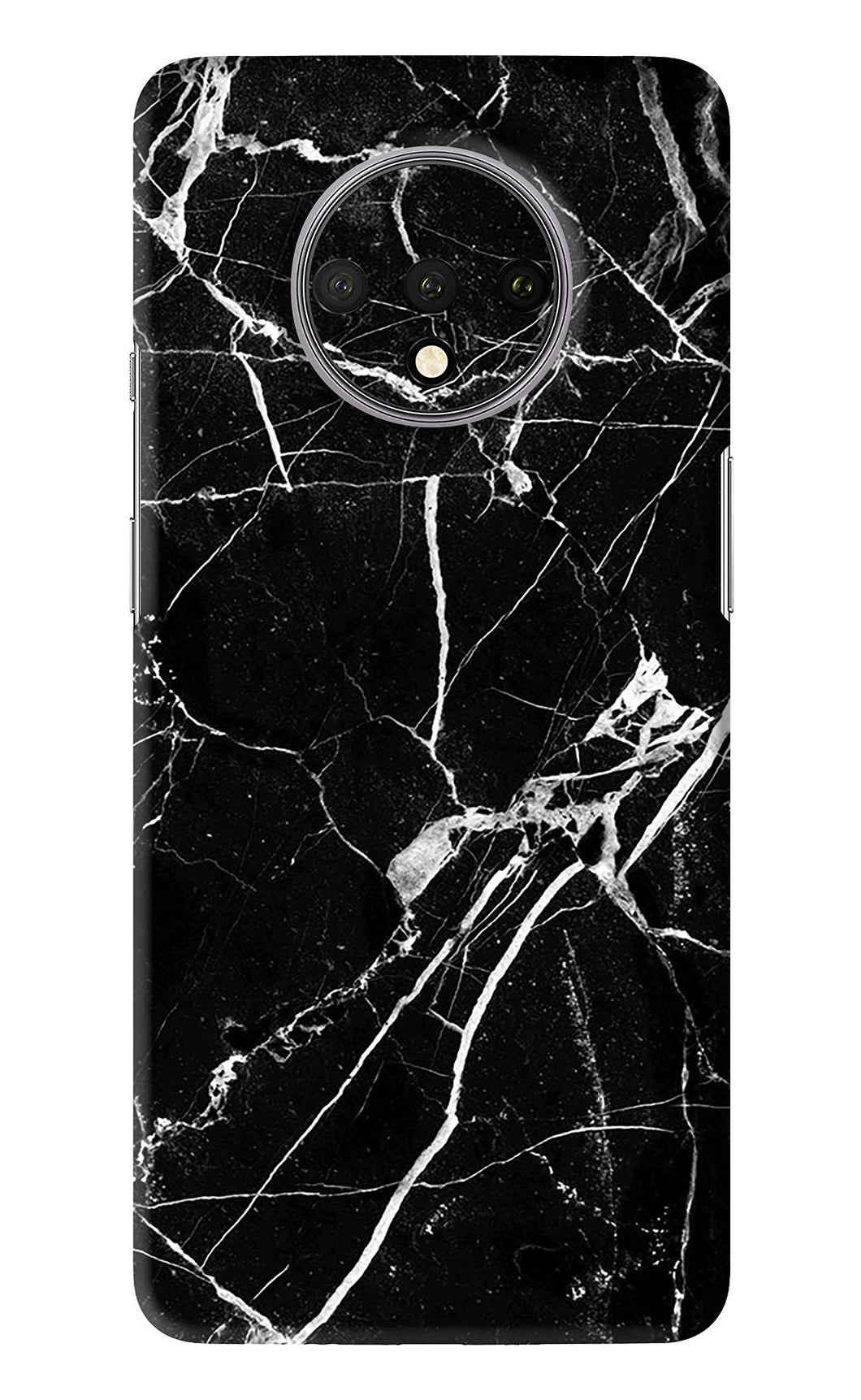 Black Marble Texture 2 OnePlus 7T Back Skin Wrap