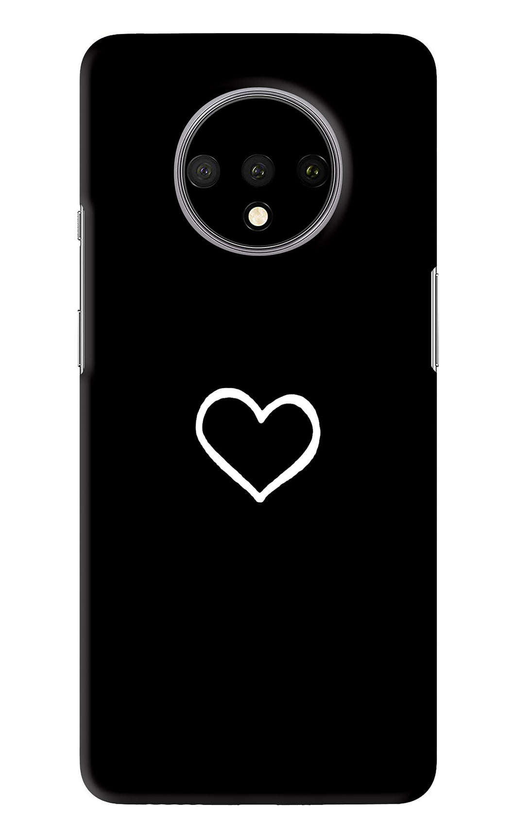 Heart OnePlus 7T Back Skin Wrap