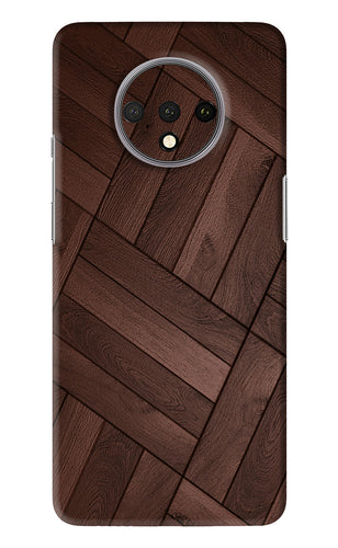 Wooden Texture Design OnePlus 7T Back Skin Wrap